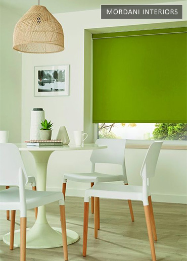 Techno Fab SR 2217 Parrot Green Blackout Window Roller Blinds